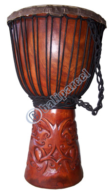 Djembe Drum Professional, Handcrafted From One Piece Of Mahogany Wood With Alpine String