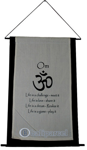 Wallhanging Words ( Double Cotton Sheet)