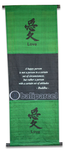 Wallhanging Words ( Single Cotton Sheet)