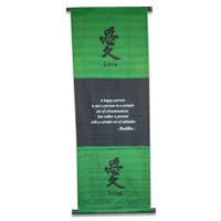 Wallhanging Words ( Single Cotton Sheet)