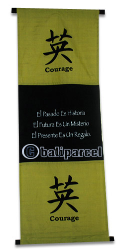 Wallhanging Words ( Single Cotton Sheet)