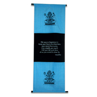 Wallhanging Words ( Single Cotton Sheet)