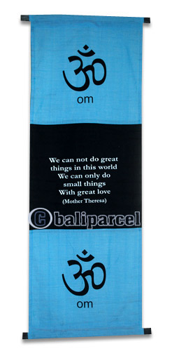 Wallhanging Words ( Single Cotton Sheet)