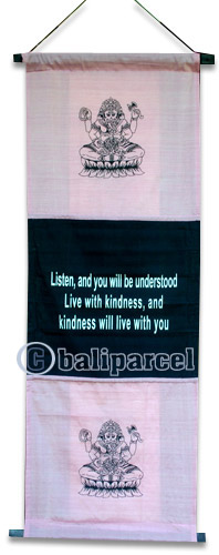 Wallhanging Words ( Single Cotton Sheet)