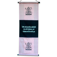 Wallhanging Words ( Single Cotton Sheet)