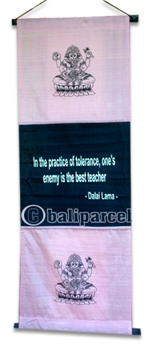 Wallhanging Words ( Single Cotton Sheet)
