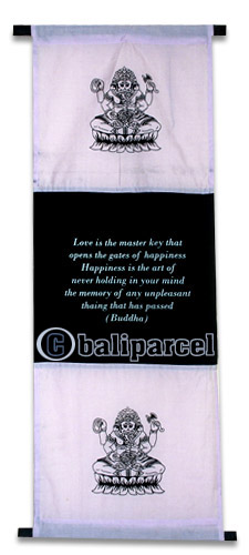 Wallhanging Words ( Single Cotton Sheet)