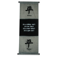 Wallhanging Words ( Single Cotton Sheet)