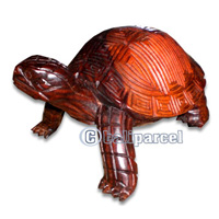 Wooden Turtle Carving, Hand Carved From Sono Wood  
