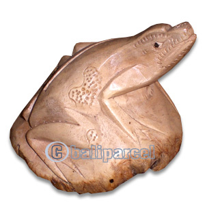 Wooden Frog Parasite Wood