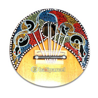 Karimba, Handcarved From Wood And Coconut