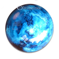 Egg Shaker Airbrushed, Handcarved From Mahogany Wood