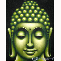 Buddha Painting, Mixed Media On Canvas
