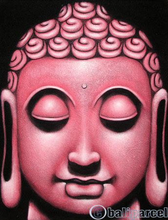 Buddha Painting, Mixed Media On Canvas