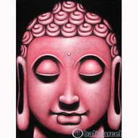 Buddha Painting, Mixed Media On Canvas