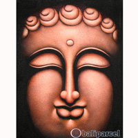 Buddha Painting, Mixed Media On Canvas