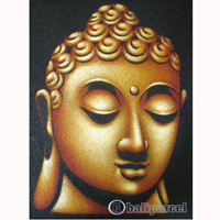 Buddha Painting, Mixed Media On Canvas