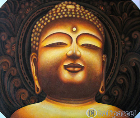 Buddha Painting, Acrylic On Canvas