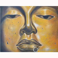 Buddha Painting, Acrylic On Canvas