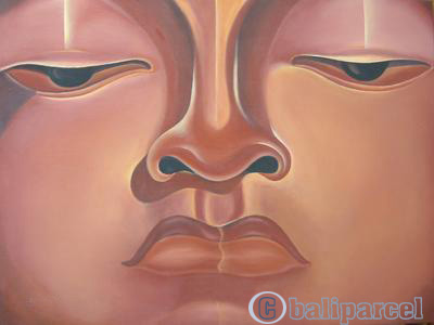 Buddha Painting, Acrylic On Canvas