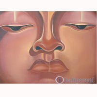 Buddha Painting, Acrylic On Canvas