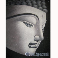 Buddha Painting, Mixed Media On Canvas
