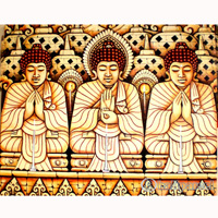 Buddha Painting, Acrylic On Canvas