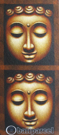 Buddha Painting, Mixed Media On Canvas