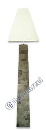 Lamp Side Table Pumice Stone