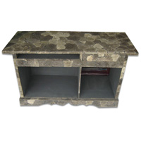Pumice Stone Cabinet 1 Small &1 Big Drawer