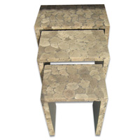Pumice Stone Table Set Of 3