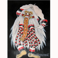 Balinese Dance Painting, Acrylic On Canvas