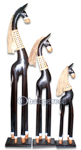 Zebra, Handmade From Albesia Wood