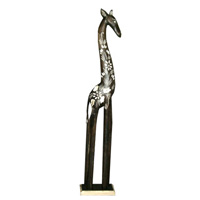 Giraffe, Handmade From Albesia Wood