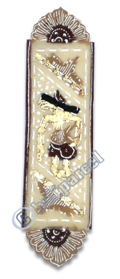 Leather Bookmark With Traditional Wayang Design