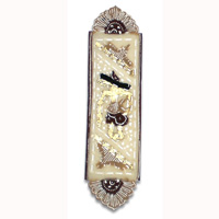 Leather Bookmark With Traditional Wayang Design