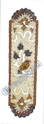 Leather Bookmark With Bird Design