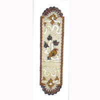 Leather Bookmark With Bird Design