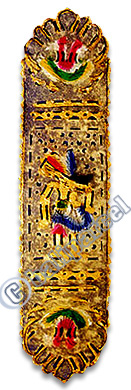 Leather Bookmark With Traditional Wayang Design
