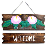 Welcome Wallhanging (Can Request The Text On Board).