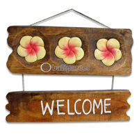 Welcome Wallhanging (can Request The Text On Board).