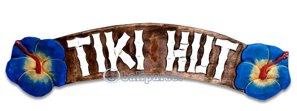 Tiki Wallhanging (can Request The Text On Board).