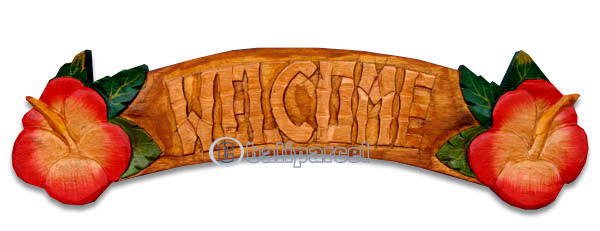 Welcome Wallhanging (can Request The Text On Board).