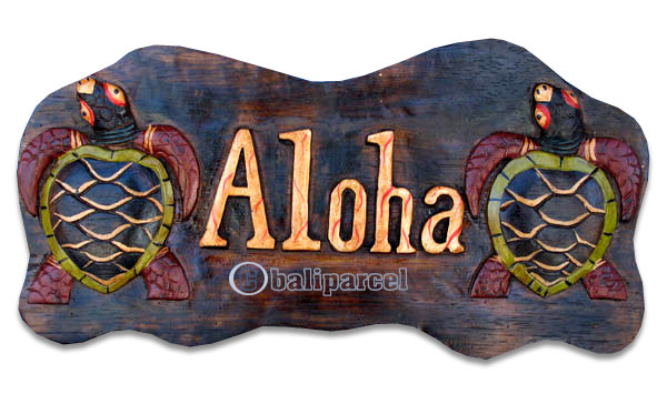 Aloha Wallhanging (can Request The Text On Board).