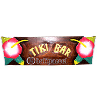 Tiki Wallhanging (can Request The Text On Board).