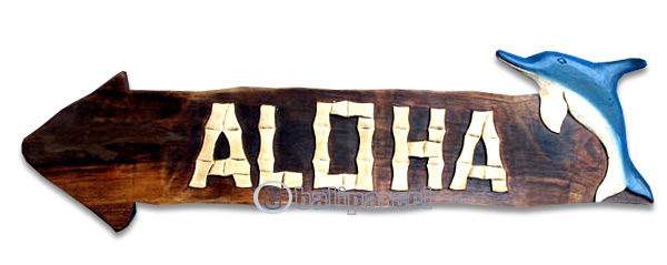 Aloha Wallhanging (can Request The Text On Board).