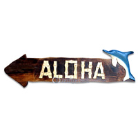 Aloha Wallhanging (can Request The Text On Board).