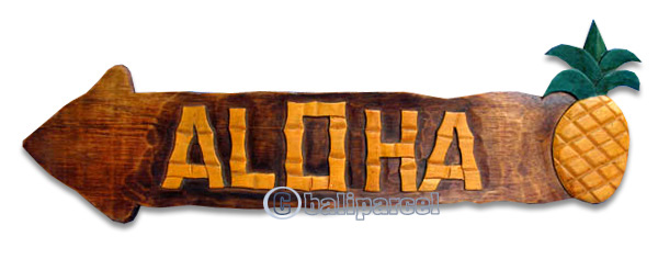 Aloha Wallhanging (can Request The Text On Board).
