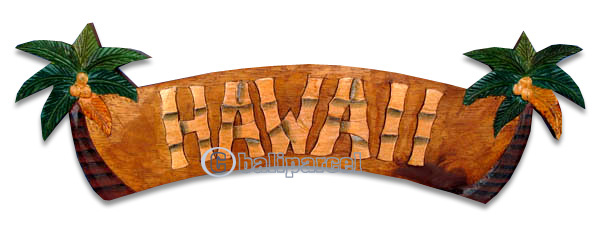 Hawaii Wallhanging (can Request The Text On Board).
