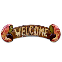 Welcome Wallhanging (can Request The Text On Board).